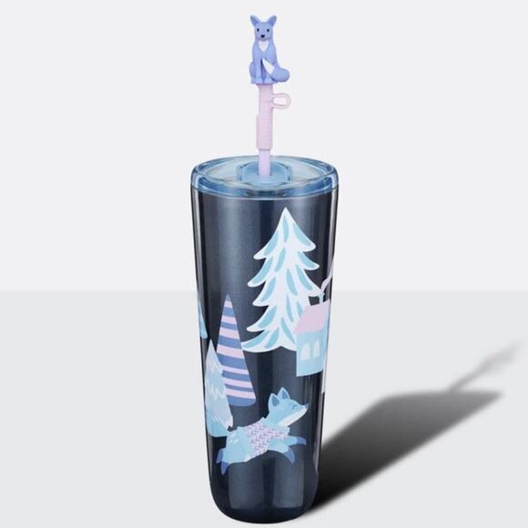 Starbucks Winter Wonderland Limited Capsule Collection & Fox Straw Cold Cup 24oz - Picture 1 of 4